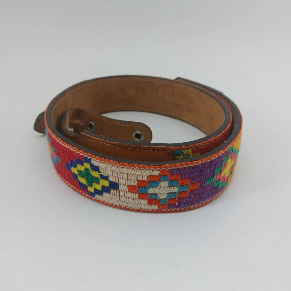 Dun Dee Yoakum Texas USA Western Multicolored Weaved Southwestern Replacement 28